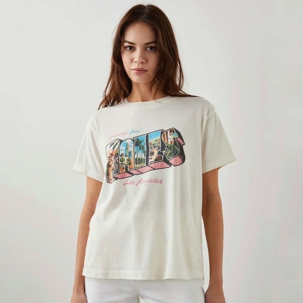 Rails Printed Cotton T-Shirt